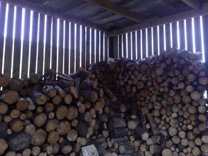 firewood seasoning shed